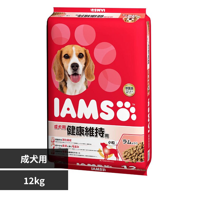 アイムス IAMS 成犬用 体重管理用 チキン 12kg 中粒 犬フード 7278063