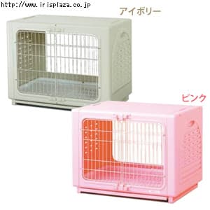  ペッツルート　ワンル−ム　ステンレス両面扉付き　S　ピンク／L　ピンク・アイボリー【プラザセレクト】