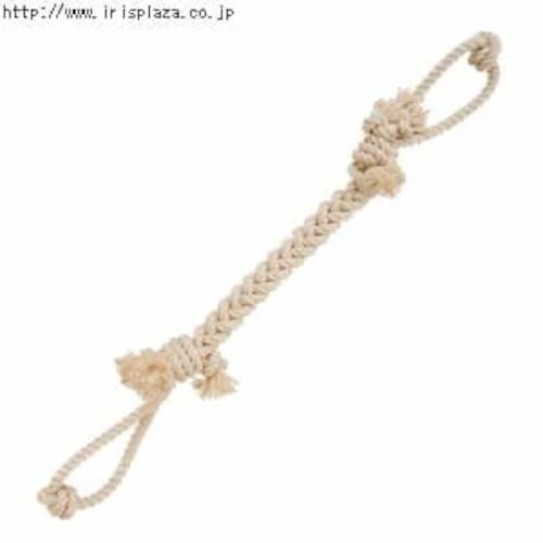 ナチュラルコットンロープ SS・S・M(超小型犬〜中型犬向き/おもちゃ・デンタルトイ)【プラザセレクト】_0