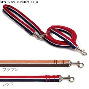 犬と生活　ワンラインリード　S　レッド・ブラウン【プラザセレクト】