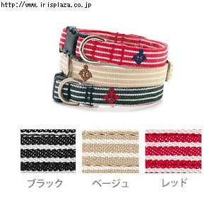 犬と生活　ヒッコリーカラー　XS・S　レッド・ベージュ・ブラック【プラザセレクト】