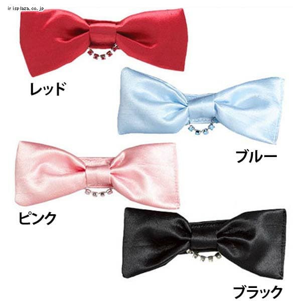 犬と生活 リボンチョーカー ピンク・ブルー・ブラック・レッド【プラザセレクト】