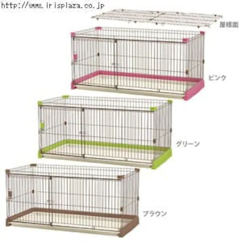 リッチェル お掃除簡単サークル ブラウン 150-80_0