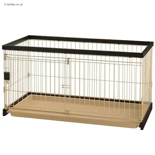 リッチェル 木製お掃除簡単ペットサークル ダークブラウン 120-60_0