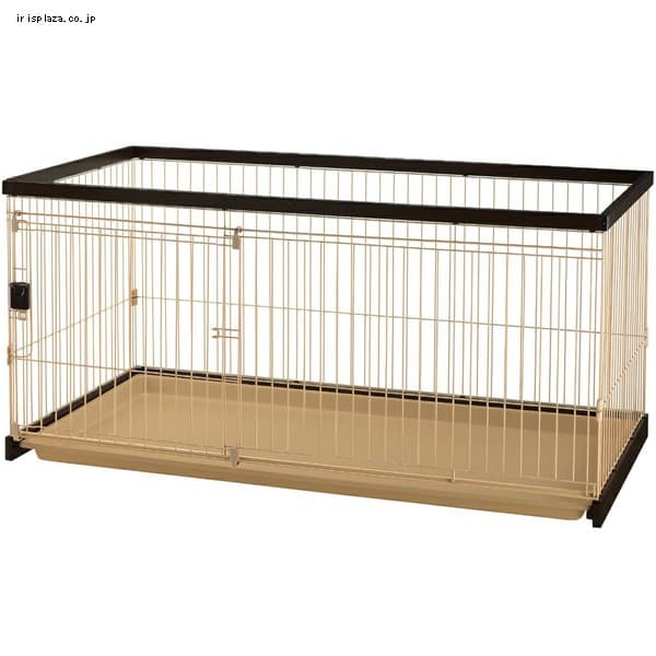 リッチェル 木製お掃除簡単ペットサークル ダークブラウン 150
