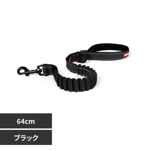 犬用 リード リード ゼロショック 64cm ブラック EZYDOG イージードッグ_0