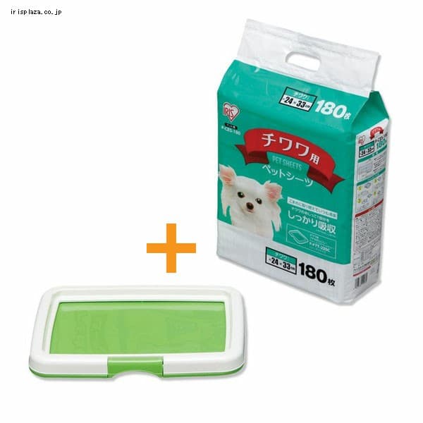 チワワ用トイレトレー+チワワ用ペットシーツ