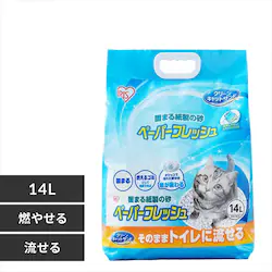 猫砂 ペーパーフレッシュ スタンドパック 14L PFC-14LS