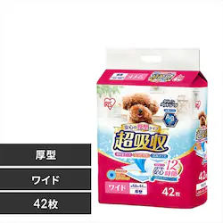 【42枚】 厚型 超吸収ペットシーツ ワイド