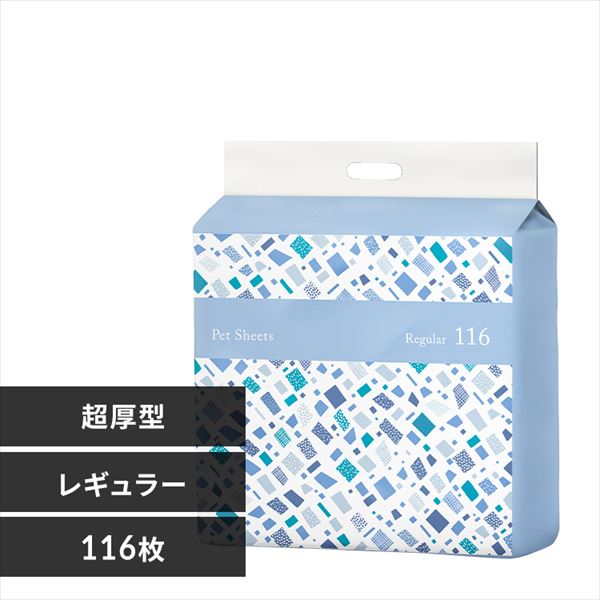 464枚】 超厚型 超吸収ペットシーツ レギュラー 116枚×4袋 1907272 │アイリスプラザ│アイリスオーヤマ公式通販サイト