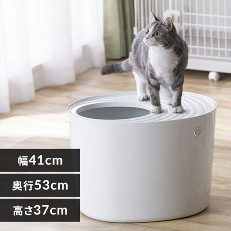 アイリスオーヤマ 上から猫トイレ PUNT-530