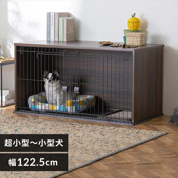 ナチュラルファニチャーペットサークル NFPC-1200 ダークブラウン 犬用 