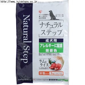 【クリックで詳細表示】ナチュラルステップ ラム＆ライス 成犬用 1.6kg・5kg NT-16A・50A