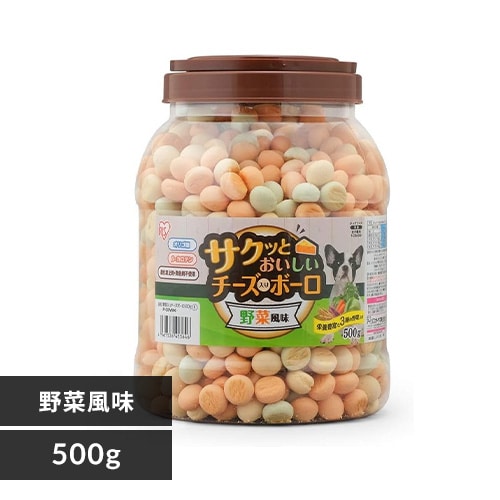 ＜アイリスプラザ＞ サクッとおいしいチーズ入りボーロ 野菜風味 500g P-CBV500画像