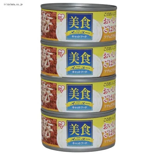 【クリックで詳細表示】美食メニュー おいしいごはん ツナ＆ささみ入り CB-170C×4 (170g×4缶・48缶セット)