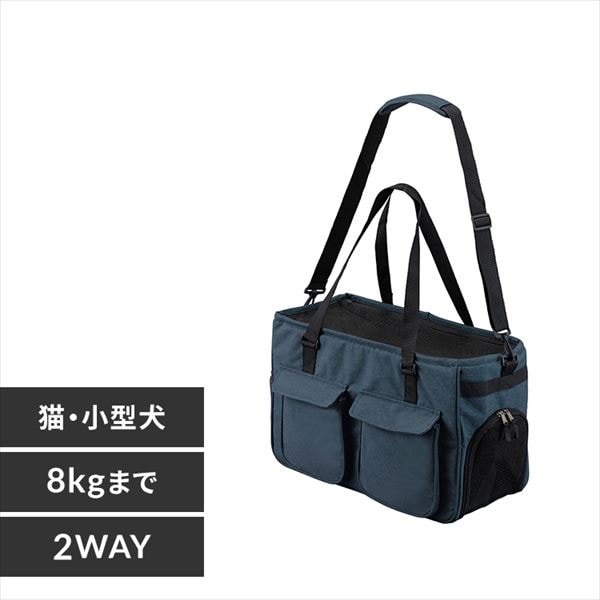 ソフトペットキャリー Mサイズ PSC-490 ブラック犬 猫 キャリー