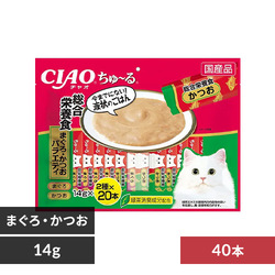 いなばペットフード チャオ ちゅ〜るごはん 総合栄養食 まぐろバラエティ 14g×40本 [ちゅーる] : ペットの専門店コジマ - 通販 -  Yahoo!ショッピング