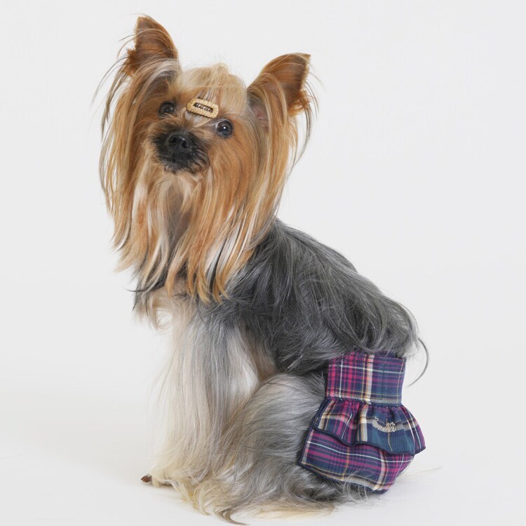 LGW103 クラシカルチェックマナースカート 【プラザセレクト】