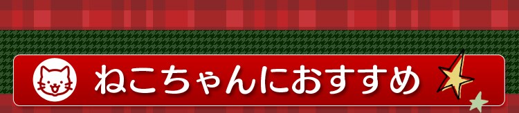 ねこちゃんにおすすめ
