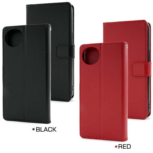 レッド】 AQUOS wish5 SH-52F A502SH SH-M32 ケース 手帳型 カバー