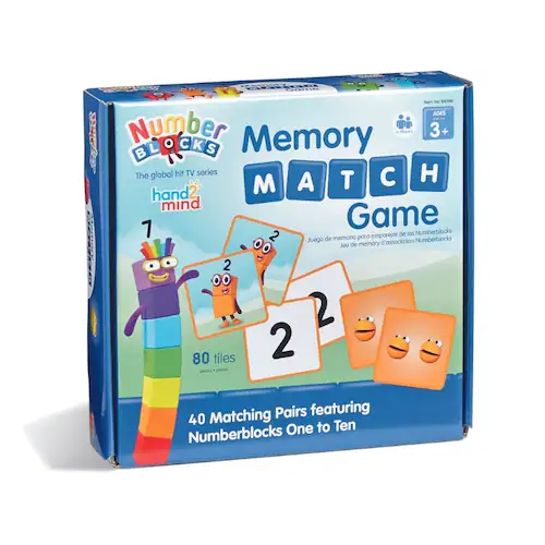 Numberblocks �Z���������� �i���o�[�u���b�N�X �������[�}�b�`���O�Q�[��_2