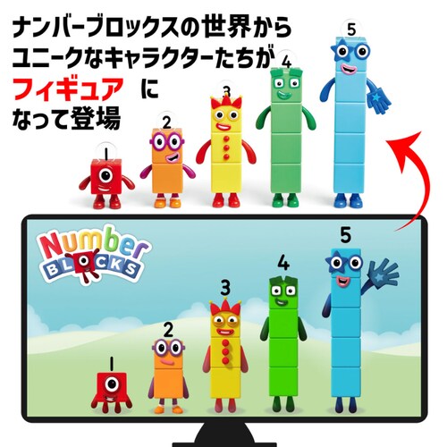 Numberblocks �Z���������� �i���o�[�u���b�N�X�L�����N�^�[�t�B�M���A (1�`5) 5����_1