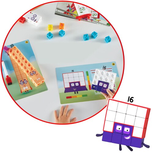 Numberblocks �Z���������� �}�X�����N�L���[�u�i���o�[�u���b�N�X�A�N�e�B�r�e�B�Z�b�g11-20���{��K�C�h�t��_7