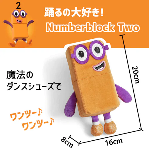 Numberblocks �Z���������� �i���o�[�u���b�N�X�ʂ�����ݒ��ǂ�One&Two_5