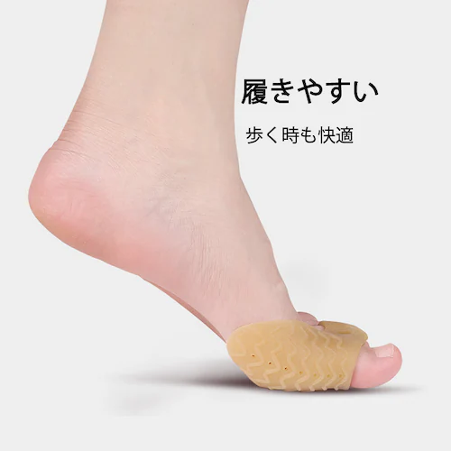 外反母趾サポーター シリコンゴム 足指 つま先 指先 親指保護 矯正 ソルボ やわらか 男性 女性 兼用 外反母趾グッズ フットケア 左右 靴下 弾力 痛み軽減 矯正_6