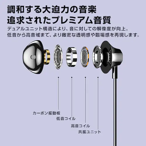 USB接続 イヤホン マイク付き パソコン用 長さ2.5m 通話可能 高音質 断線しにくい 軽量 インナーイヤー 有線 ゲーム テレワーク リモート 会議 イヤフォン【代引き不可】_8