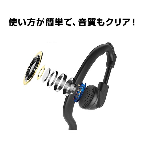 �g�����V�[�o�[�p �Ў� �C���z���}�C�N 2.5mm 3.5mm 2�s�� ���|���^ ICOM ALINCO �Ή� �C���J�� ���� ���� �ʐM �ɂ��Ȃ�Ȃ� �m�C�Y�L�����Z�� �����Ή� �Ɩ��p_6