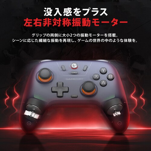 GameSir �p�[�v�� T4N Lite �Q�[�~���O�R���g���[���[ �Q�[���p�b�h ���� ���C�����X Bluetooth 2.4GHz �L���ڑ� Windows PC Android iOS Swit_12