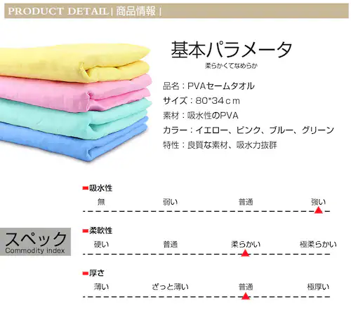 セームタオル 黄色 80*34cm スイムタオル 水泳 海 スポーツ ジム タオル 速乾 冷感 背中までふける 大判タイプ 超吸水 熱中症対策 洗車 キッチン ペット 送料無料 80×30cm_4