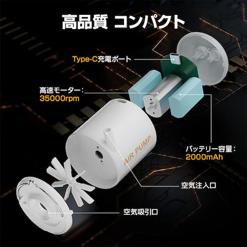 �G�A�[�|���v ��C���� ��C���� ���k �����^�� USB�[�d�� LED���C�g �R���p�N�g �y�� �m�Y��5�� �L�����v �ނ� �Ԓ��� �G�A�}�b�g ������ �A�E�g�h�A ���W���[_8