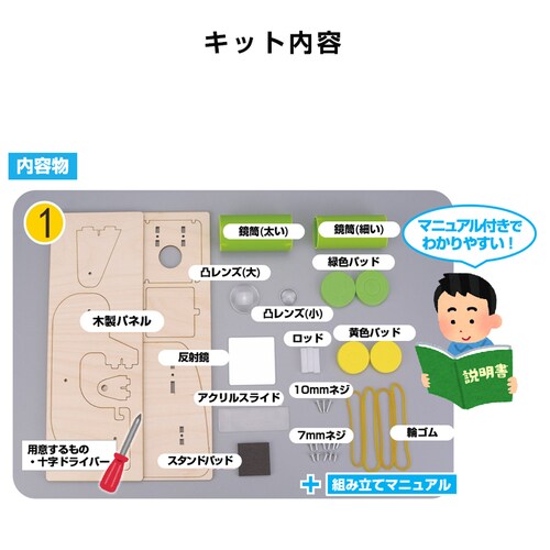 �H��L�b�g �~�j���������f�� DIY�L�b�g �g�ݗ��ĊȒP �e�q�ŐG�ꍇ�� �ώ@ �q�� �w�K�p �������� ���R���� �ċx�� �Ȋw ���� ���� ���� ���w�� ���� �w�Z_7