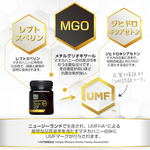 100% Pure New Zealand Manuka Honey UMF15+ �}�k�J�n�j�[ 250g 2�Z�b�g_6