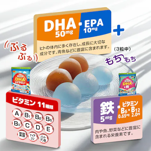 コプリナ グミサプリ DHA&ビタミン 60粒 20日分_5