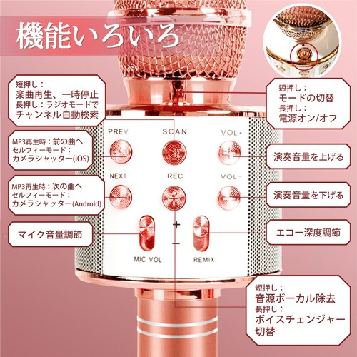 �J���I�P�}�C�N �u���[ ���C�����X�}�C�N Bluetooth�}�C�N �X�s�[�J�[�t�� ������ USB�[�d �^�� �{�[�J���J�b�g �G�R�[ �q�� �N���X�}�X �a���� �p�[�e�B�[ �v���[���g_4