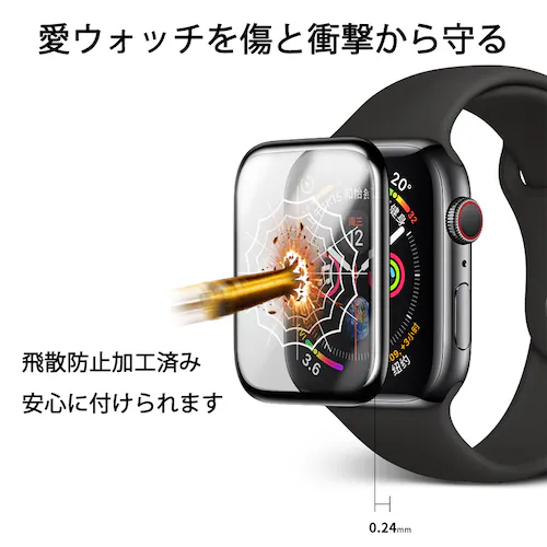 �A�b�v���E�H�b�`�p�K���X�t�B���� 42mm �A�b�v�� �E�H�b�` �Ή� �����K���X �ی�t�B���� 38 40 42 44 41 45 49 mm series8 7 6 5 4 3 2 1 SE 8ul_6