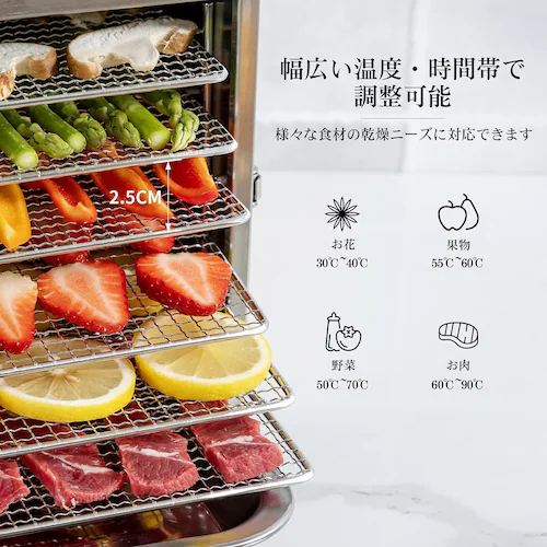 �H�i�����@ 8�w �t�[�h�h���C���[ �N�b�L�[�����@ �d�C�H�i�E���@ �h���C�t���[�c 304�X�e�����X�|�� LCD�q�\���x���� 24���ԃ^�C�}�[ �H�i�O���[�h ��� ����_6