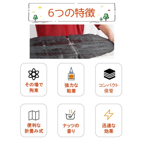 �l�Y�~�߂�V�[�g 10���� 60�~28cm ���͔S�� �l�Y�~�쏜 �t�B���� ���F �V�[�g �܂肽���� ���[�� �ȒP �ݒu ��� �}�E�X �l �ߊl ����t�� �� ���� �q�� �ƒ�p_3