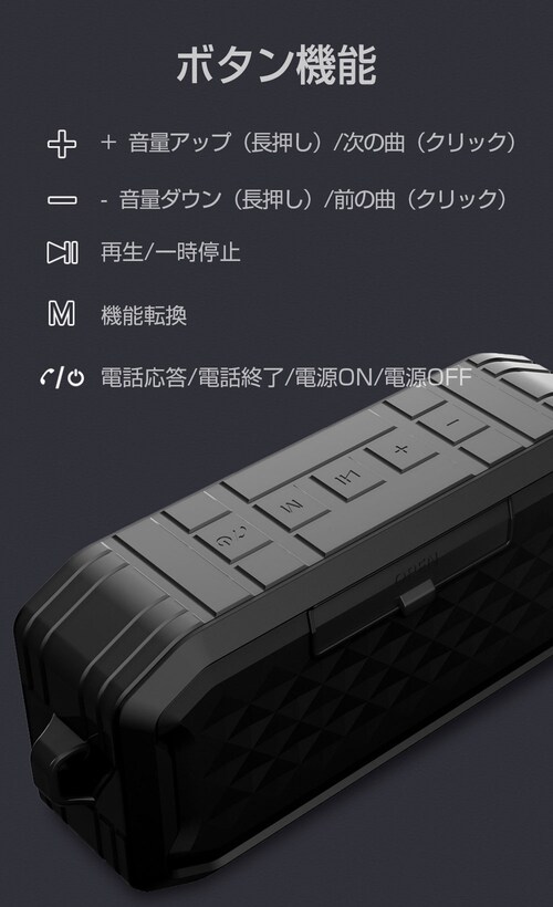 ���C�����X�X�s�[�J�[ �u���b�N �����^�� �n���f�B �h�� �u���[�g�D�[�X�X�s�[�J�[ �|�[�^�u�� �g�� �����C �A�E�g�h�A �d�ቹ iPhone �X�}�z �剹�� �_���X���� �[�d��_19