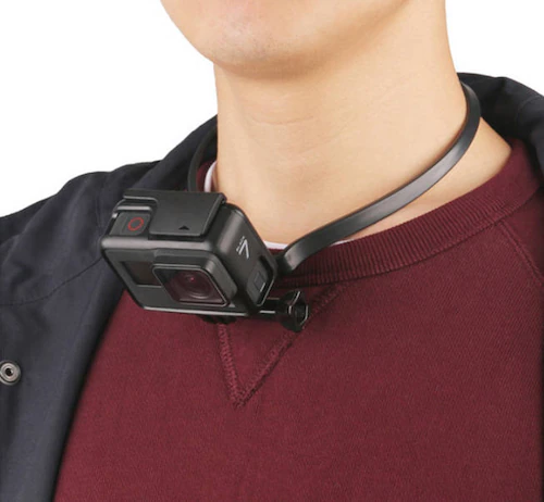 �l�b�N�J�����}���g GoPro �S�[�v�� iphone �X�}�z �Ή� �z���_�[ �g��  �A�N�V�����J���� �l�b�N �� �}�E���g �l�W �N���b�N�t�� HERO7 �A�N�Z�T���[_9