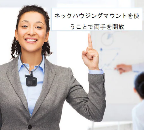 �l�b�N�J�����}���g GoPro �S�[�v�� iphone �X�}�z �Ή� �z���_�[ �g��  �A�N�V�����J���� �l�b�N �� �}�E���g �l�W �N���b�N�t�� HERO7 �A�N�Z�T���[_10