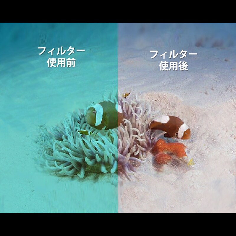 GoPro8 Gopro HERO 8 防水ケース ハウジング オプションでフィルター