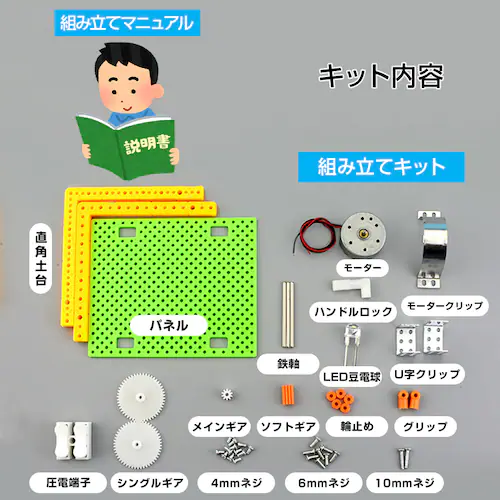 �H��L�b�g ���d�� ��񂵔��d�@ ���� �蓮 ���R���� �ċx�� �~�x�� ���w�� �}�H DIY ���� �g�ݗ��ĊȒP ���� �Ȋw �������� ���� �q�� �v���[���g �m��ߋ�_4