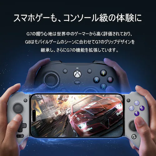 GameSir G8 Galileo �X�}�z �Q�[���R���g���[���[ �Q�[���p�b�h ��x�� Type-C�ڑ� iPhone15 Android�Ή� �p�X�X���[�[�d �{�^���J�X�^�� �C���z���W���b�N����_1