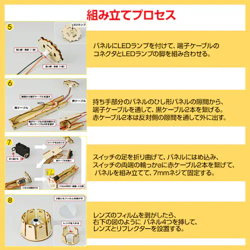 �H��L�b�g ��������d�� �~�j �q���p �g�ݗ��ĊȒP �d�r�� 10m��܂œ͂� �q�� ���R���� DIY �������� �m��ߋ� �w�Z ���� �ċx�� ���w�� �v���[���g ����_7