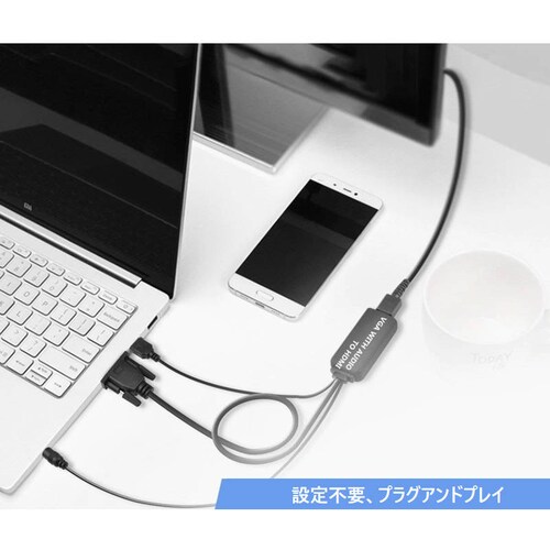 VGA���� HDMI�[�q�Ή� �ϊ��A�_�v�^ 1080P�Ή� �����f���o�� VGA�I�X��HDMI���X �A�i���O���f�W�^���ϊ� PC�p_4