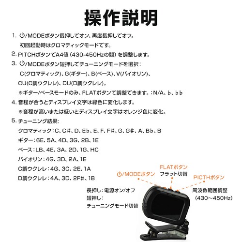 �N���b�v�`���[�i�[ �M�^�[�`���[�i�[ �N���b�v�� �y�� �o�C�I���� �`���[�j���O �A�R�M �x�[�X �E�N���� ���y�� ���� �U���Z���T�[ LCD�f�B�X�v���C�\�� �y��_7